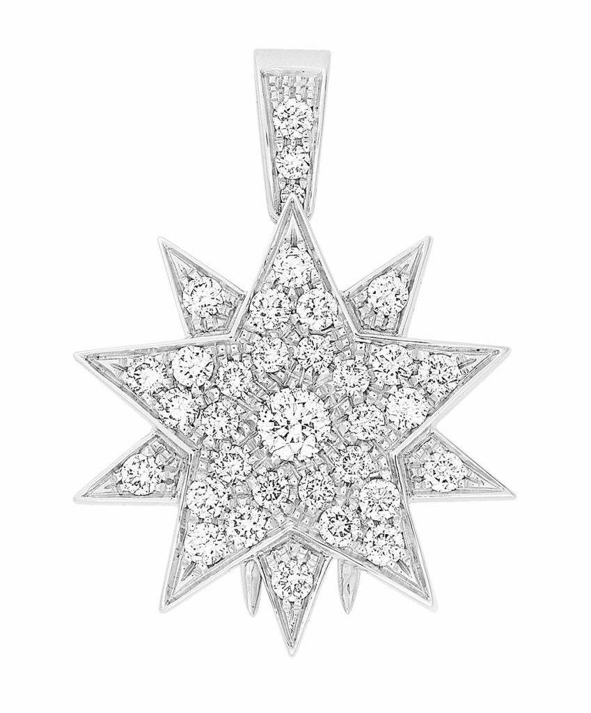 エリザベートの髪飾り「シシィの星」。をモチーフにしたペンダントハプスブルク家御用達ジュエラー〈ケッヒャート〉が制作した宮廷ダイヤモンドジュエリー