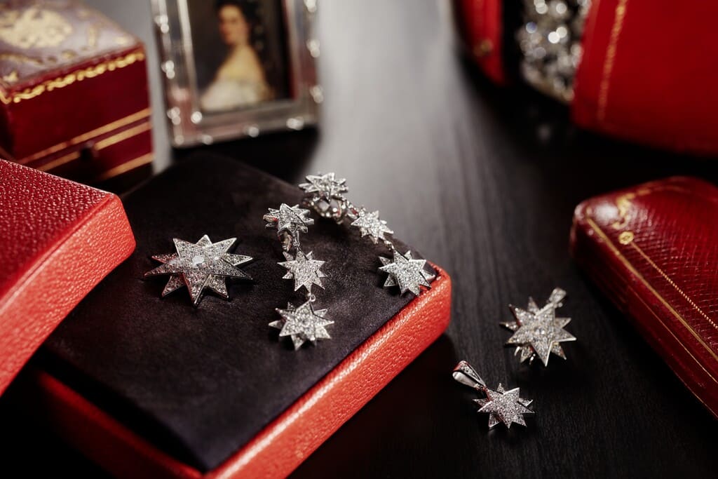 エリザベートの髪飾り「シシィの星」コレクション。ケッヒャート公式ジュエリーセット